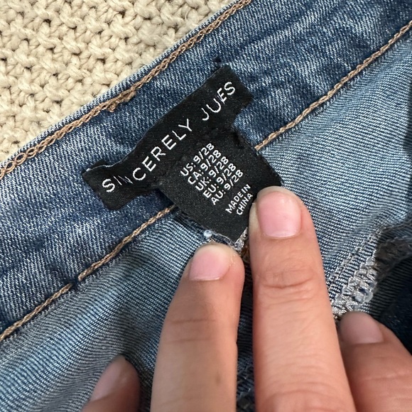 Sincerely jules denim skirt 9/28 - Picture 7 of 7